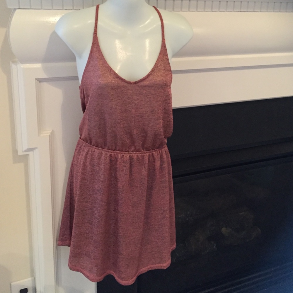 “I’m in love with Derek”  Iridescent pink summer dress size Medium. Brand new.